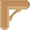 Ekena Millwork Legacy Craftsman Rough Sawn Bracket, Western Red Cedar, 6"W x 20"D x 20"H BKT06X20X20LEC04RWR - alternate 2
